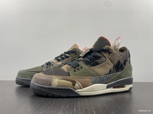 One Kick Patchwork Camo DO1830-200 Air Jordan Retro 3 0723